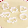 Nouveau 6 pièces/ensemble outil de cuisine coupe-Biscuit en forme d'animal en plastique biscuit pâtisserie Fondant moules Biscuit moule pour Fondant gâteau décor