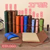 Fabrikant Spot -band Retro Travel Handleiding Ledger Soft Leather Surface Loose Leaf Notebook draagbare afdrukbare logboek