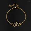 Bracelets de charme Ronqqing 2023 Girl Lovely Lovelybee Animal Ajuste Pulseira Corrente Ajuste Presente 1pcs