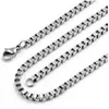 Chains Stainless Steel Box Chain Necklace DIY Jewelry Findings Making Men Women Wholesale Link Accessories 2mm