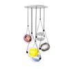 Kronleuchter LED Home Deco Glasserie Designer Lustre Kronleuchter Beleuchtung Hängelampen Pendelleuchte Lampen für Wohnzimmer Shop