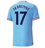 Niestandardowe specjalne przed meczem Grealish Soccer Jerseys 2022 2023 Sterling de Bruyne Foden Mahrez Mans Mans Koszulka piłkarska 22 23 24 Aldul