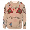 Pulls pour hommes Un pull de Noël très joyeux Hommes Femmes Santa Ugly Sweatshirt Pull ras du cou Funny Holiday Party Xmas Jumper Tops