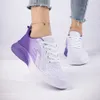 Kadınlar Beyaz Ayakkabı Nefes Alabilir Kontrast Renk Sabahları Yaz Işık Mesh Yumuşak Kadın Spor Ayakkabıları Açık Yürüyüş Ayakkabıları
