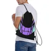 Shopping Bags Kai'sa Face League Of Legends Multiplayer Online Battle Game Print Drawstring Storage Backpack Teenager Travel Bag
