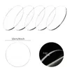 Keychains 16st Acrylic Circle Blanks 4Inches Round Disc 0,08 tum tjocka ark Skylt för bildram målning DIY hantverk