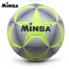 BANDS Brand MINSA de alta qualidade A Standard Soccer Ball PU Soccer Ball Treinando bolas de futebol Tamanho oficial 5 e tamanho 4 BAL 230428