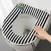 Toilet Seat Covers Winter Thick Warm Plush Cover Four Seasons Universal Cushion Zipper Waterproof Ring