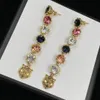 Top Designer Diamant Armband Halskette Ohrringe Set für Frauen Diamond Ecruste Edelstein Mode Schmuckversorgung