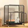 Porte-chats Cages anti-rayures Salle de location Litière pour chats Clôture simple pour animaux de compagnie Chiens Villa Chaton Maison Four Seasons Universal Puppy Nest H