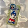 Behuizing voor iPhone 14 13 12 11 Pro Max X XS Mini telefoonhoes Cartoon Diy Design Soft Cover Shell