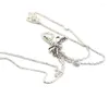 Kettingen Originele 925 Sterling Silver Collier -kettingen voor vrouwen dromerige libel ketting hanger fijn juwelen feestgift groothandel