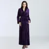 Dames Nachtkleding Dames Dames Flanellen Kimono Robe Coral Fleece Winter Badjas Toga Nachthemd Loungewear Losse Casual Nachtjapon Thuis