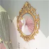 Novelty Items Cute 3D Golden Crown Swan Wall Art Hanging Girl Doll Stuffed Toy Animal Head Decor for Kids Room Birthday Wedding Gift 230428