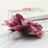 Dekorativa blommor 5st High-End Velvet Azalea Head Artificial Diy Flower Wall Wedding Decoration Bakgrund Bukett Wreath Headwear