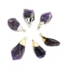 Pendant Necklaces Natural Stone Irregular Amethyst 10-28mm Fine Elegant For Making Jewelry DIY Necklace Earrings Bracelet Accessories