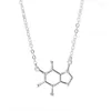 Цепочки, модное модное ожерелье с подвеской в виде гена дофамина, женское ожерелье с шариком на ключицу, подарок 2023