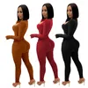 Pantalon deux pièces pour femmes ZKYZWX Ensemble sexy pour femmes Manches longues à lacets Crop Top Leggings empilés 2 Ensembles assortis Club Tenues d'anniversaire