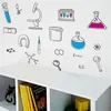 Stickers muraux Microscope Science Scientifique Chimie École Laboratoire Dortoir Autocollant Décor À La Maison Pour Enfants Chambre Chambre Salon