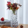 Vasos transparentes acrílico nórdico decoração de decoração home jardim livil desk para planta plástica de florpot 230428