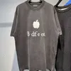 Abbigliamento da donna firmato 20% di sconto Camicia Distingue la versione corretta del mercato T-shirt con maniche ricamate Apple OS Top unisex allentato