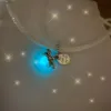 925 STERLING SLATER CHEITES PARA PANDORA JEWELRY MICILHAS GLOW-I-THE DARK FORREFLY FLOR Dangle Charm Pingente