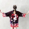 Abbigliamento etnico Donna Kimono Samurai giapponese Tradizionale Harajuku Streetwear Cardigan da donna Cosplay Geisha Haori