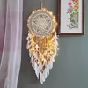 Novelty Items big dream catcher hanging/light decoration nordic home girls room/nursery/kids decor dreamcatcher children room 5 230428