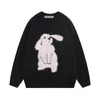 Men's Sweaters Cute Rubbit Tops Casual Loose High Quality Men Knitting Sweater Winter Pullover Round Neck Korean Style Women Couple