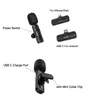K1 Bezprzewodowe redukcja szumów Lavalier Mikrofony przenośne i mikrofon nagrywania wideo dla smartfonów iOSandroid