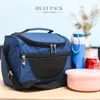 Outdoor Bags Picnic Aluminum Foil Layer Portable Lunch Cooler Box Ice Drink Thermal Bag Camp Cooking Supplies