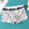 Onderbroek 10 stcs man's Underwear Fashion Cartoon Men Boxers Home Boy Comforta Anti -bacterieel en ademend slipje