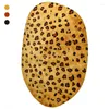 Alfombras Estampado de leopardo Irregular Área grande Sala de estar Alfombra Oro Punto ovalado Diseño retro Dormitorio moderno Alfombra Alfombras Lujo Decorar Hogar IG