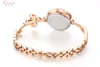 Montres-bracelets KIMIO Quartz Diamant Montre-Bracelet Alliage Or Rose Femmes Bracelet Robe Femme Montres Dames K6212