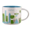 Capacité de 14 oz en céramique Starbucks City Mug Villes américaines Meilleure tasse à café Tasse avec boîte d'origine Miami City