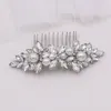 Rhinestone Pearl Hair Combs Clips Bridal Wedding Jewets Hårtillbehör för brudbrudtärna Handgjorda hår Tiaror Dekorationer