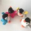 Nyckelringar 10 cm söta flickor plysch penguin doll nyckelkedja kvinnor pompon djur nyckelring kvinnliga väskor bil prydnad smycken ogräs fest gåva