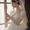 Long Pearls ball gown wedding dresses Tulle Princess Bridal sequined backless Plus Size Country Vintage Lace Wedding Dresses Korean Wed Dress sexy Vestido De