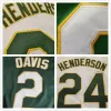 Maillot Rickey Henderson personnalisé Baseball Domingo Acevedo Seth Brown Zach Jackson Dany Jimenez Langeliers Kyle Muller Rooker Rooker Ken Waldichuk Peterson