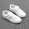 Sportschuhe PU-Leder Kinder Weiß Mädchen Jungen Sport Lässige Mode Kinder Turnschuhe Größe 26-37