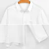 Men's Casual Shirts Farm Animal Print Men Black White Cow Spots Shirt Long Sleeve Trending Funny Blouses Spring Custom Top Plus Size