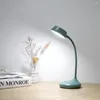 Lâmpadas de mesa Lâmpada nórdica de mesa LED simples Brilho ajustável sem mangueira estroboscópica Reading Eye Protection Night Light Light
