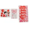 Festive Supplies Other & Party 6 Sets Valentine's Day Cake Picks Dessert Inserts Heart Couple Love Adorns