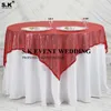 Table Cloth Glitter Sequin Tablecloth Overlay Square Over For Wedding Event Party Decoration