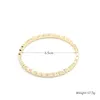 Bangle Hight Polering Classic Simple Style Alloy Circle Inlay Small Clear Crystal for Women Girls Fashion Jewelry Wrist Decor