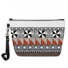 Sacs à cosmétiques polynésien Tribal Fidji impression personnalisée concepteur voyage pour femme Portable professionnel en cuir organisateur maquillage