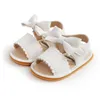 Sandali 2023 Cute Born Infant Neonate Scarpe da principessa Bowknot Toddler Estate PU antiscivolo 0-18M