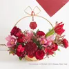 Emballage cadeau 2023 fer fleur emballage boîtes fleurs seaux Bouquet paquet boîte saint valentin mariage décor événement emballage