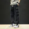 GODLIKEU Pantaloni da jogging da uomo Pantaloni streetwear Pantaloni da uomo Pantaloni cargo da uomo oversize