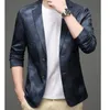 Herenpakken lente zomer dunne heren casual blazer stretch klein pak buitenlucht overjas